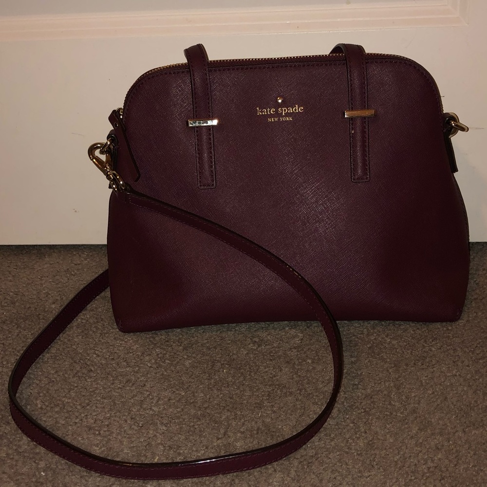 Maroon Kate Spade Purse
